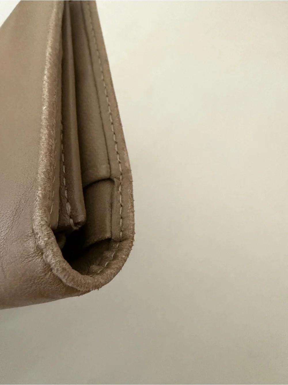 Loewe Taupe Olive Tan Nappa Leather Long Continental Wallet